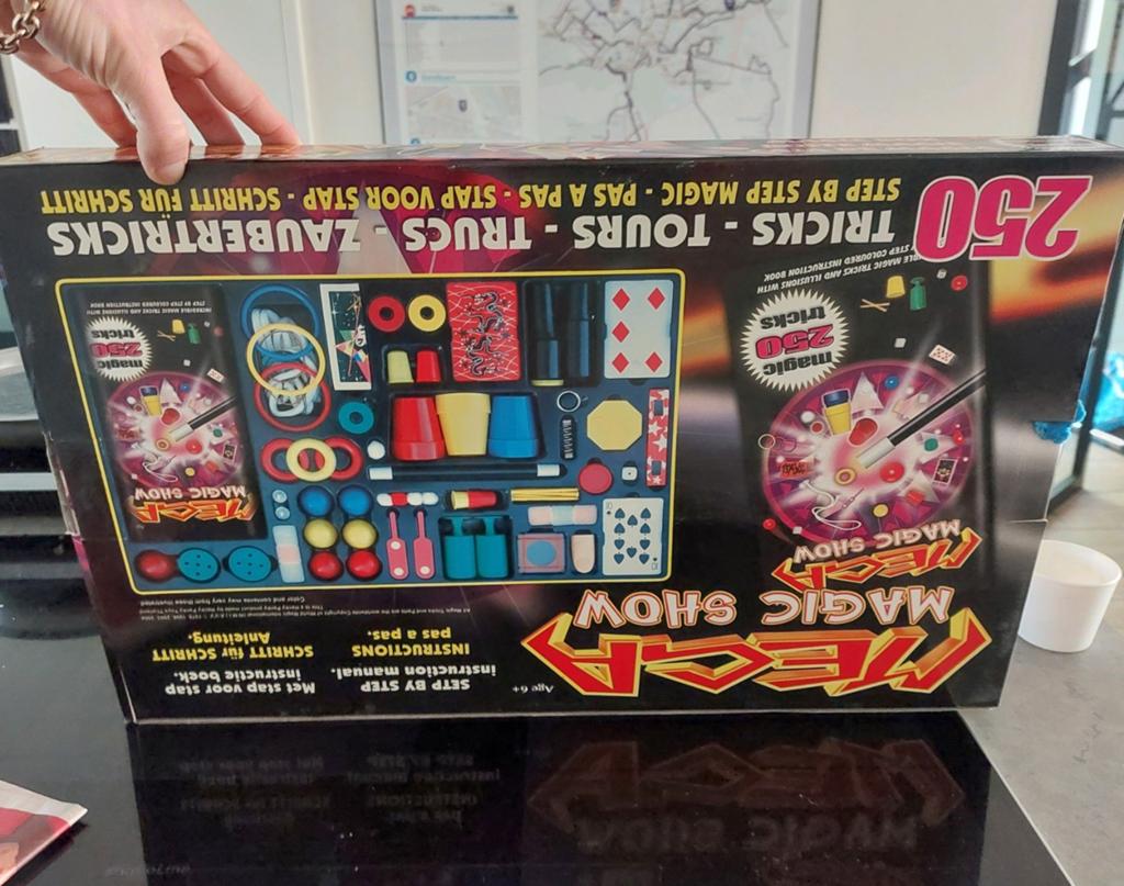 Mega Magic Show - goochelset (mist 2 ringen), Ophalen of Verzenden, Gebruikt, Ontdekken