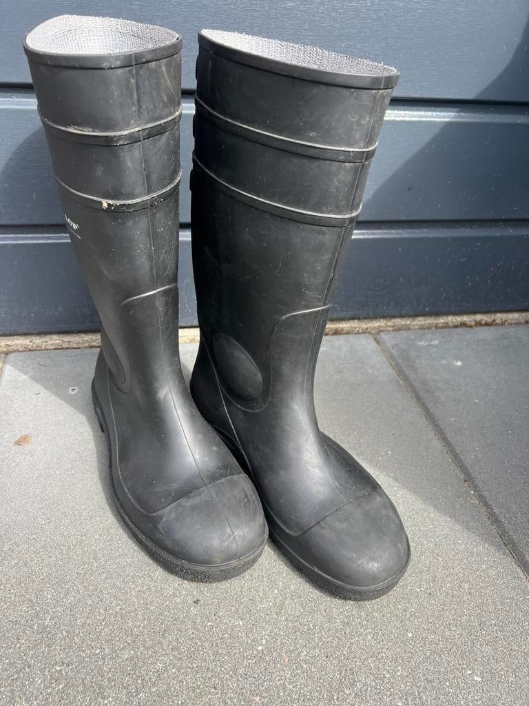 Dunlop werklaarzen met stallen  neus. Maat 42., Ophalen, Zo goed als nieuw, Heren, Laarzen