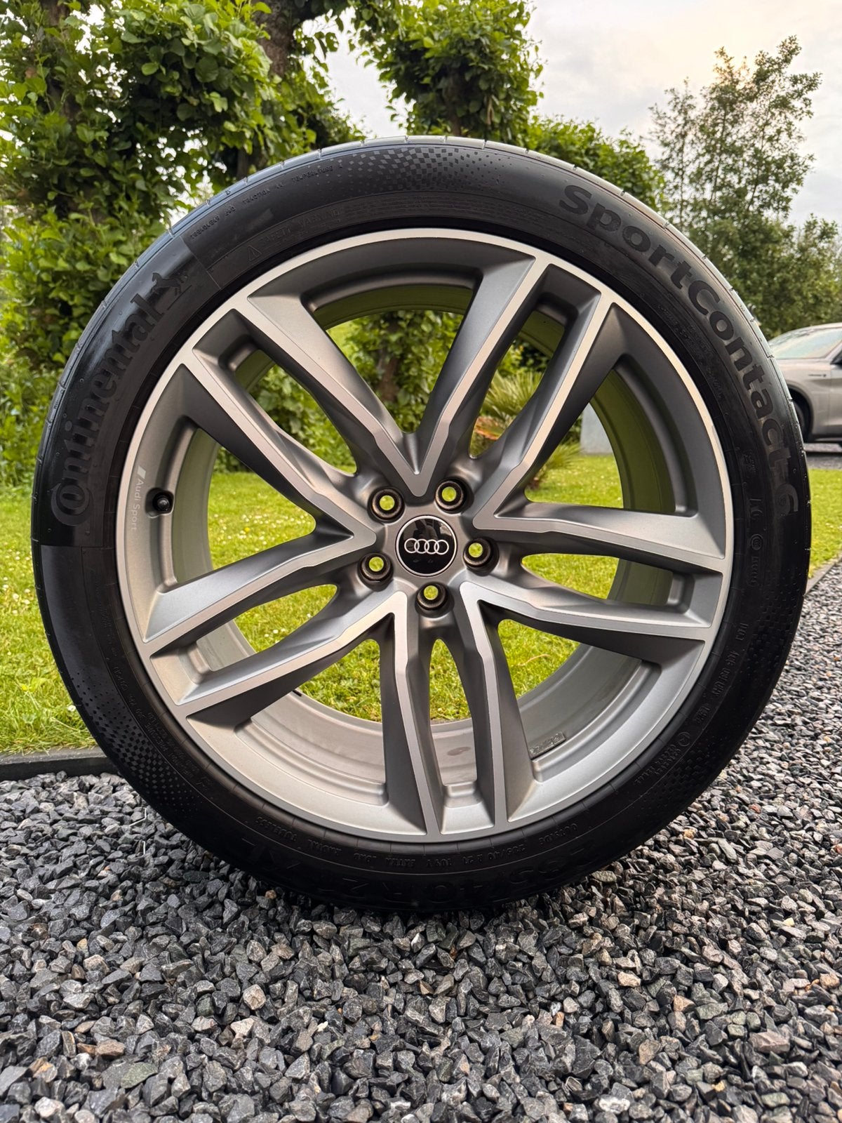 20 inch Audi Q7 RSQ7 Origineel Zomerbanden Continental, Ophalen, 285 mm, Banden en Velgen, 21 inch
