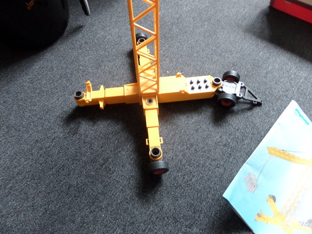 Playmobil hijskraan, Ophalen, Gebruikt