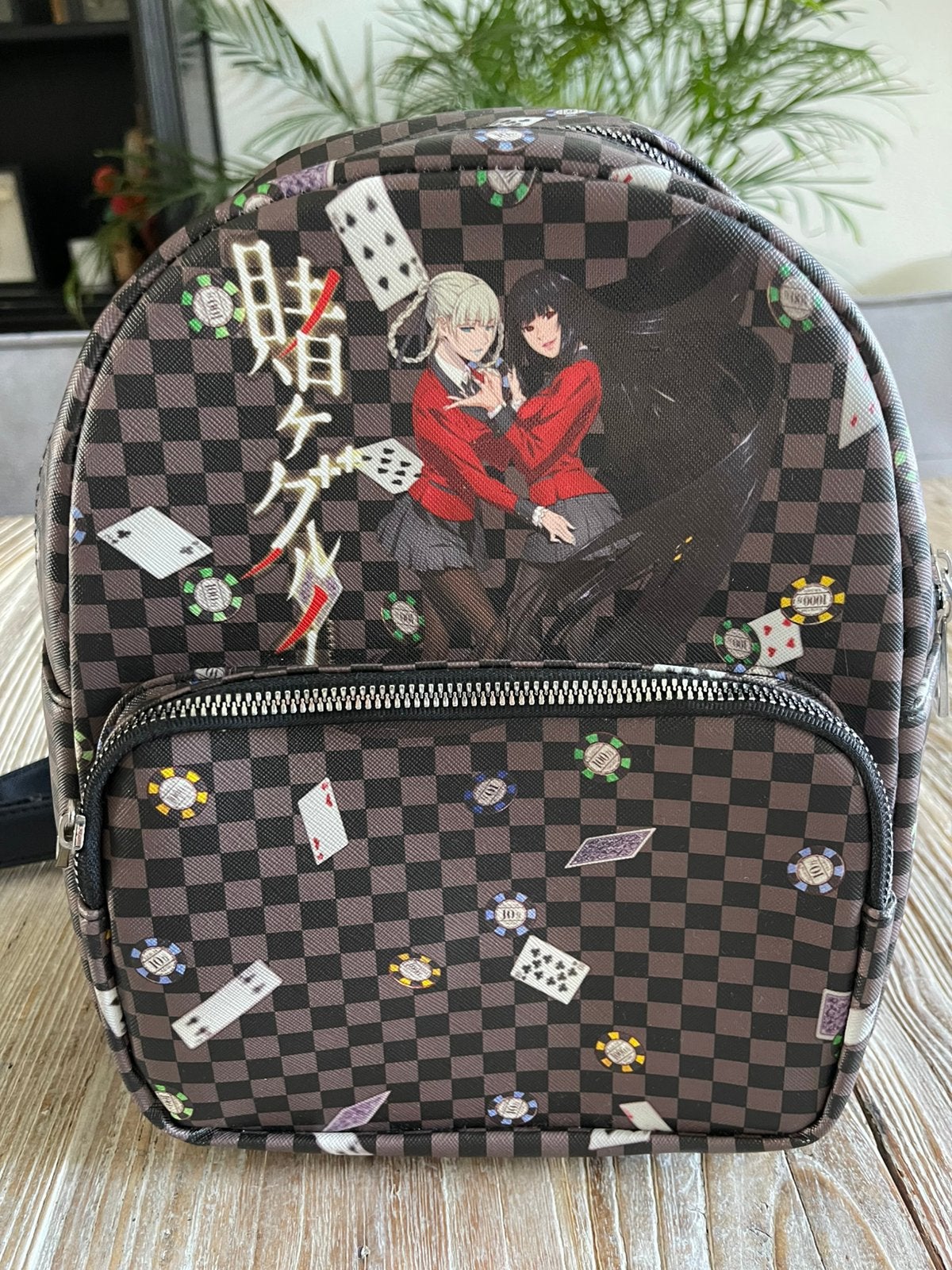 Anime Kakegurui rugzak met yumeko en kirari, Ophalen of Verzenden, Nieuw, Overige merken