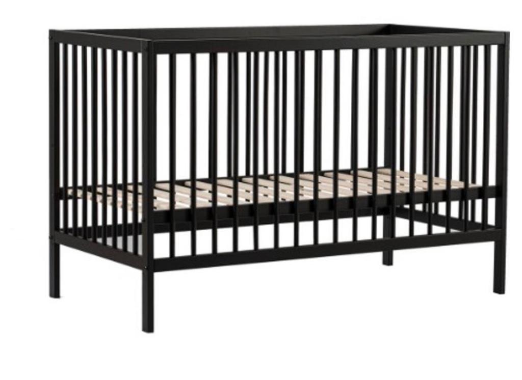 Cabino  Baby Bed Mees Zwart 60 x 120 cm, Ophalen, Gebruikt, Minder dan 140 cm, Minder dan 70 cm