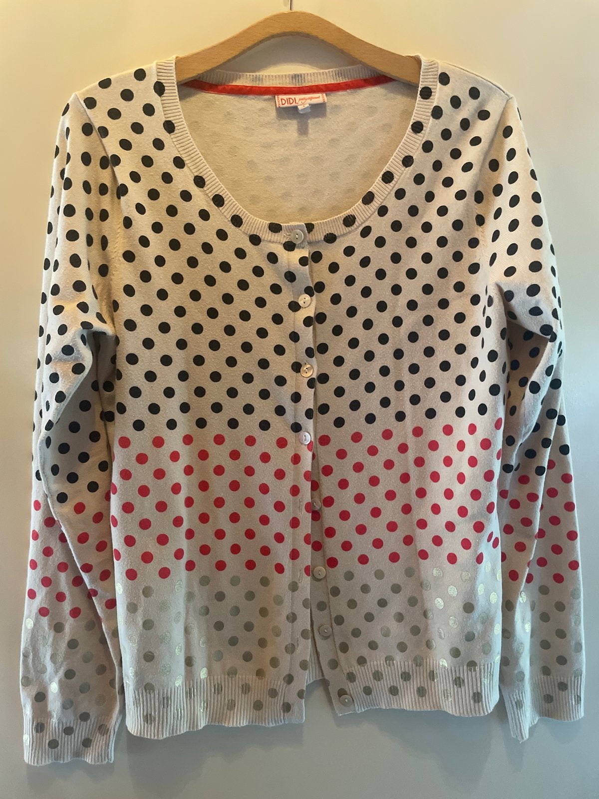 DIDI vest met stippen, maat L, Ophalen of Verzenden, Zo goed als nieuw, Maat 42/44 (L), Meerkleurig