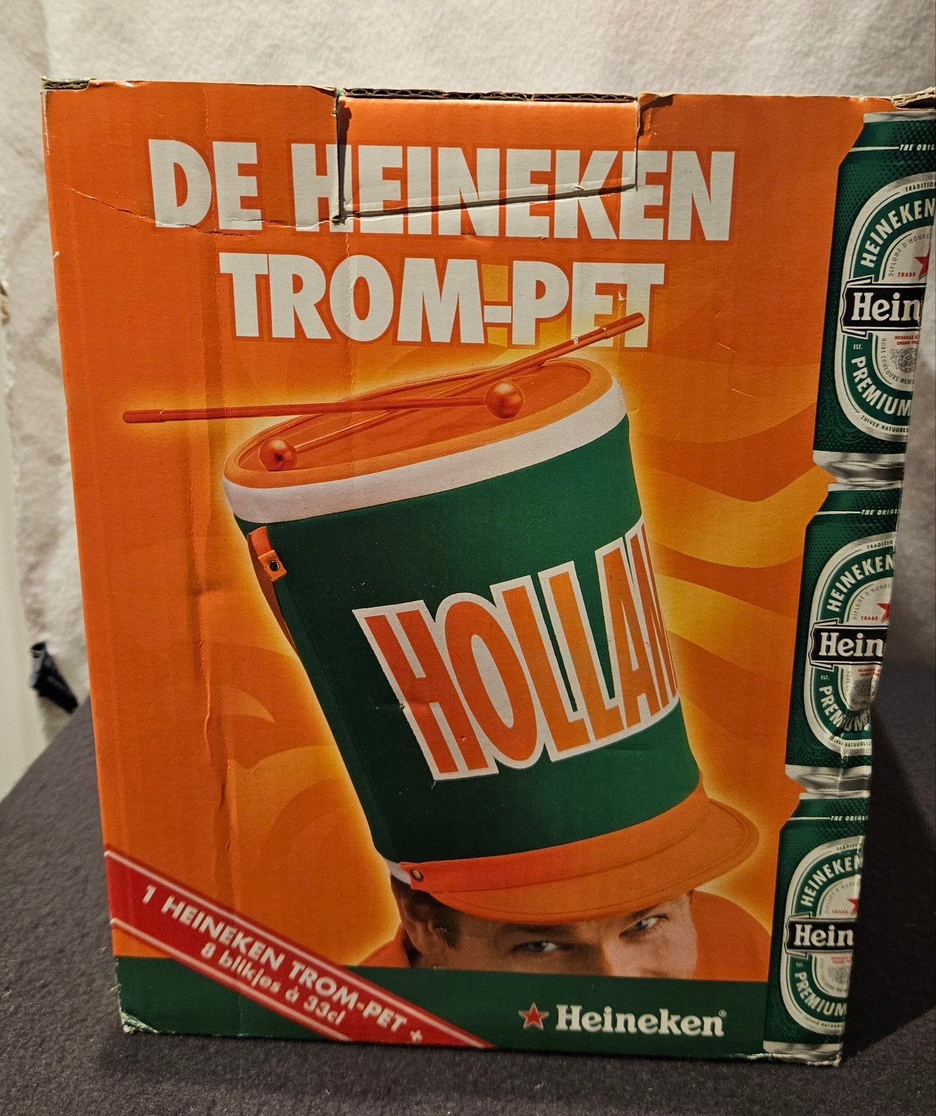Nieuwe Originele Heineken Trom-Pet Holland, Ophalen of Verzenden, Nieuw, Overige typen, Heineken