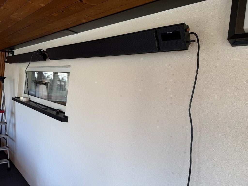Infrarood heather 3000 watt, Tuin en Terras, Elektrisch, Gebruikt, Ophalen of Verzenden, Waterbestendig