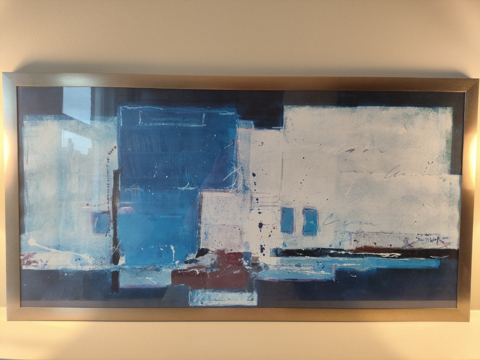 Abstract kunstwerk van Ron van der Werf, 2004, Ophalen