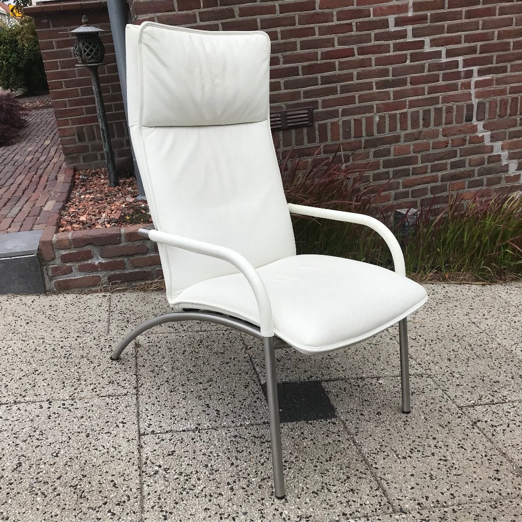 De Sede Desede DS 270 DS-270 stoel fauteuil wit leer, Ophalen, Gebruikt, Nvt, Nvt