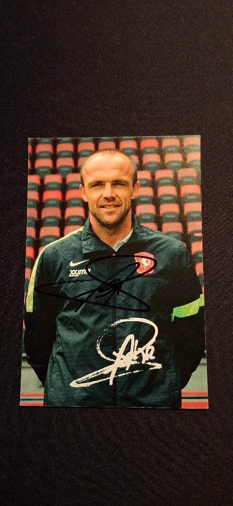 Spelerskaart met handtekening; Alfred Schreuder # FC Twente, Verzamelen, Sportartikelen en Voetbal, Ophalen of Verzenden, Nieuw