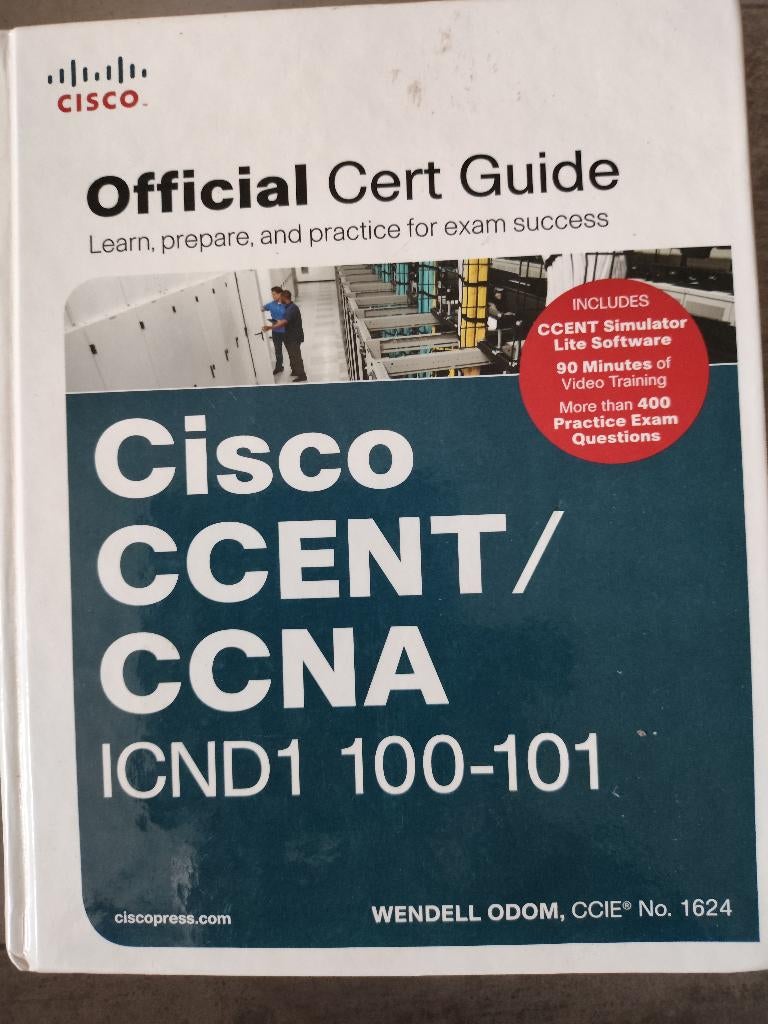 Cisco CCENT/CCNA ICND1 100-101 in nette staat, Ophalen of Verzenden, Alpha, Zo goed als nieuw, HBO