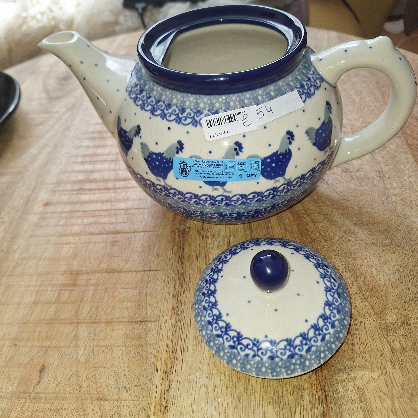 Thee/koffiepot Bunzlau Castle Pools keramiek-nieuw, Keramiek, Overige typen, Nieuw, Ophalen of Verzenden