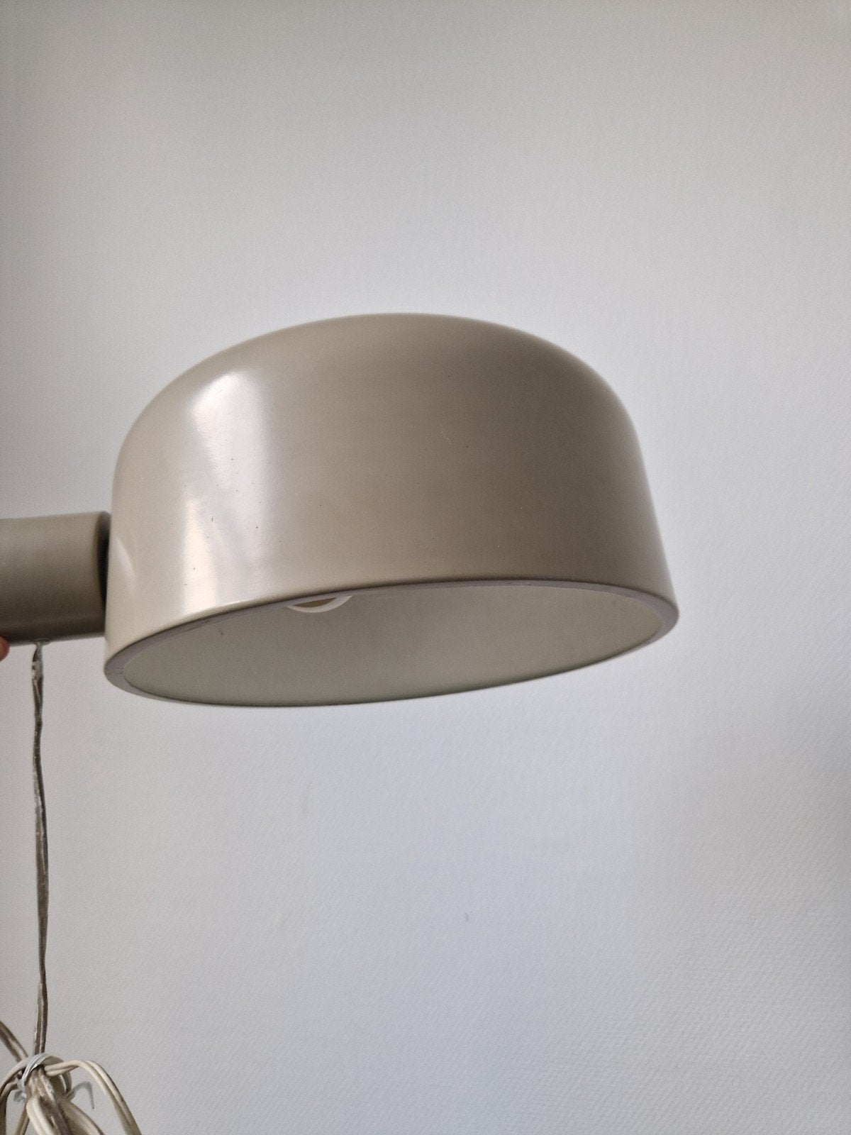 Vintage grote Joe Colombo Coupe wandlamp 33cm, Ophalen of Verzenden, Zo goed als nieuw