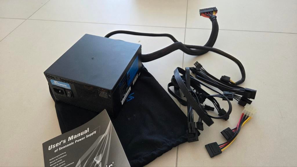 Seasonic G-series 550 watt Voeding, Computers en Software, Interne voedingen, Ophalen of Verzenden, Gebruikt