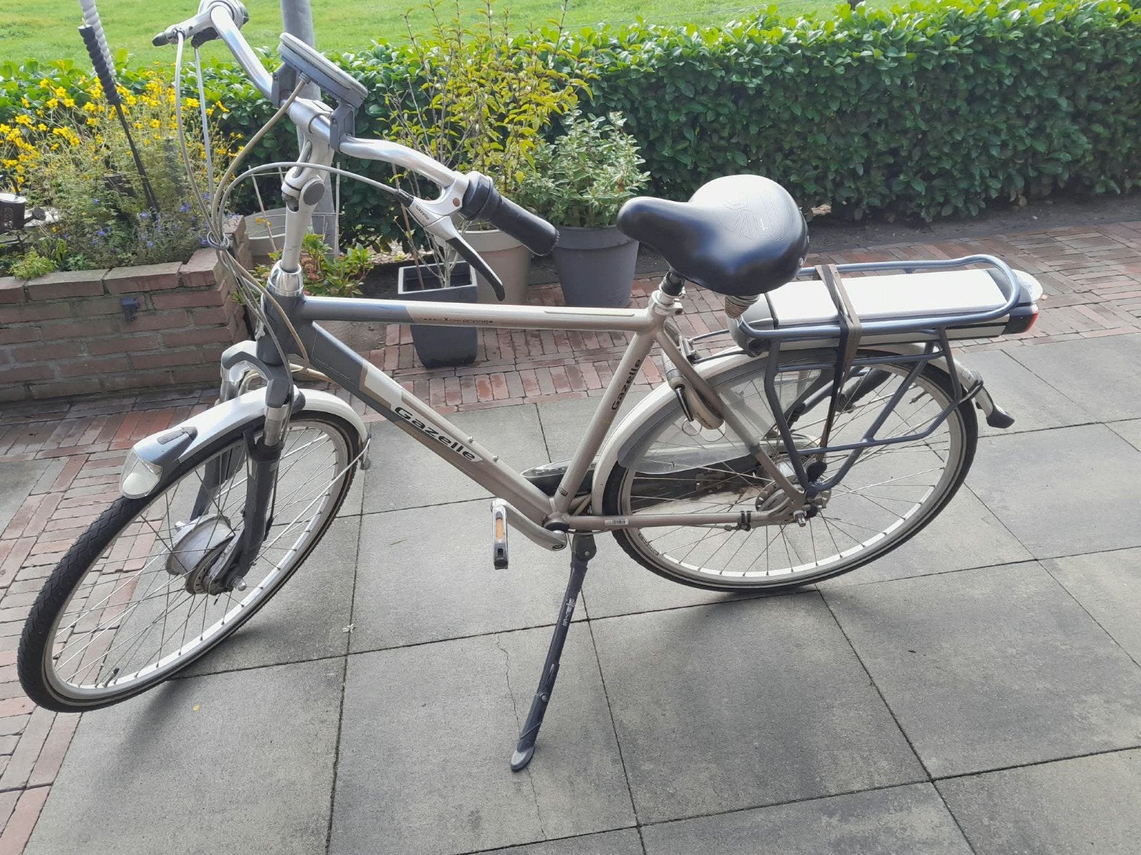 Gazelle Orange elektrische fiets met gouden accu, Ophalen