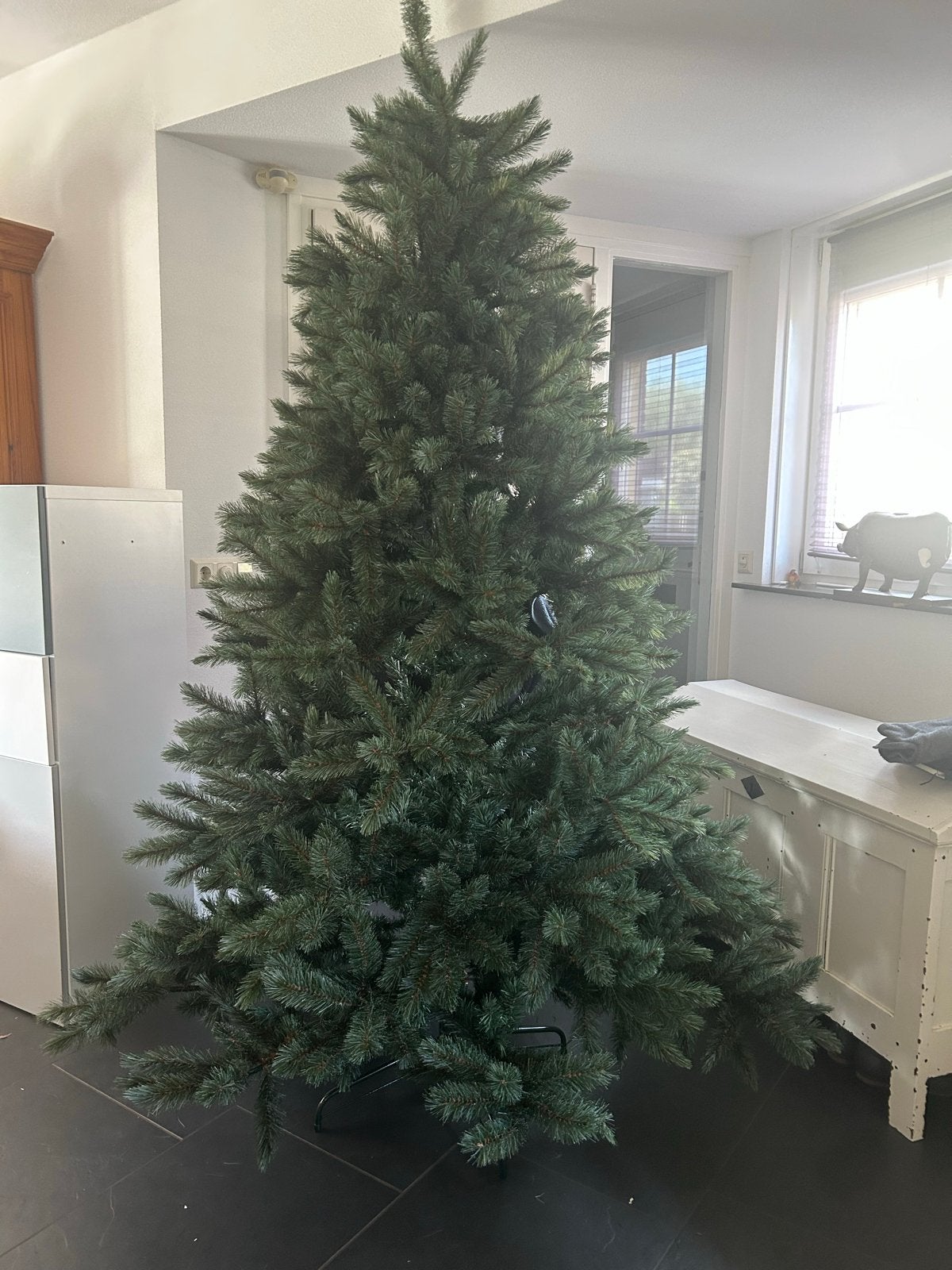 Kerstboom Romagnes 2.30 meter Intratuin, Diversen, Ophalen, Zo goed als nieuw