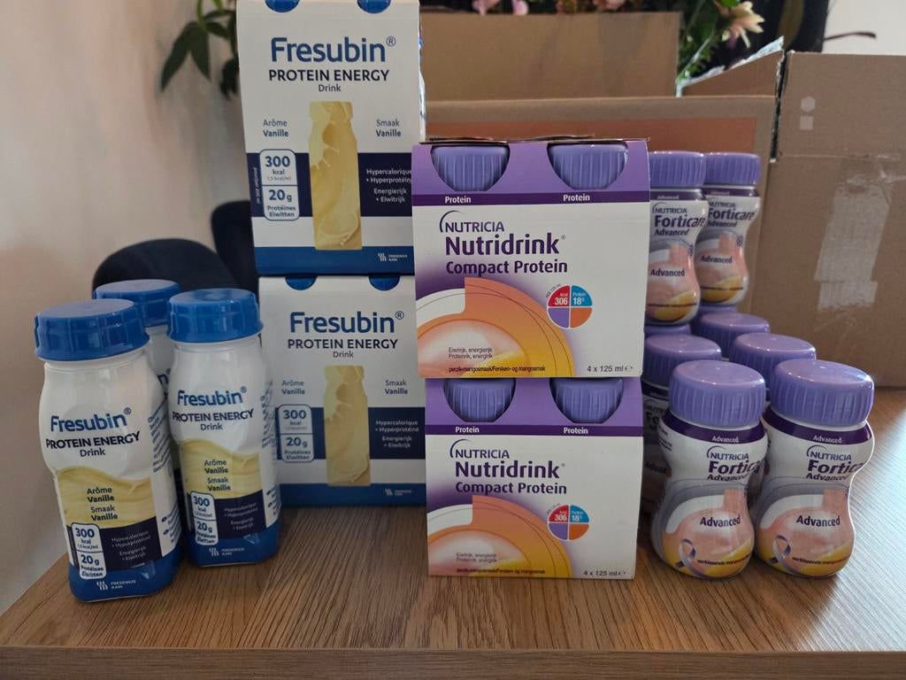 Nutridrink & Fresubin dieetvoeding, Diversen, Levensmiddelen, Ophalen of Verzenden