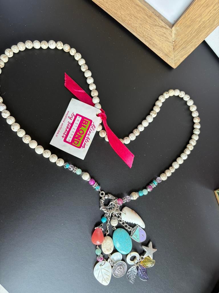 Blond Amsterdam ketting, nooit gedragen., Sieraden, Tassen en Uiterlijk, Ophalen of Verzenden, Nieuw, Overige kleuren, Overige materialen