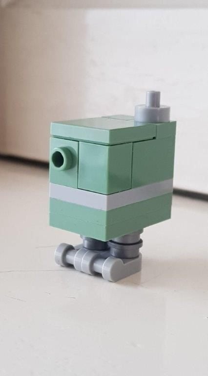 STAR WARS Poppetje/Minifig Gonk Droid GNK sand green SW1111, Ophalen of Verzenden, Nieuw, Complete set, Lego