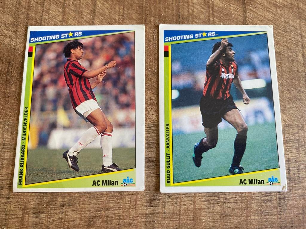 Shooting stars gullit rijkaard ac milan 1992 1993, Ophalen of Verzenden, Zo goed als nieuw