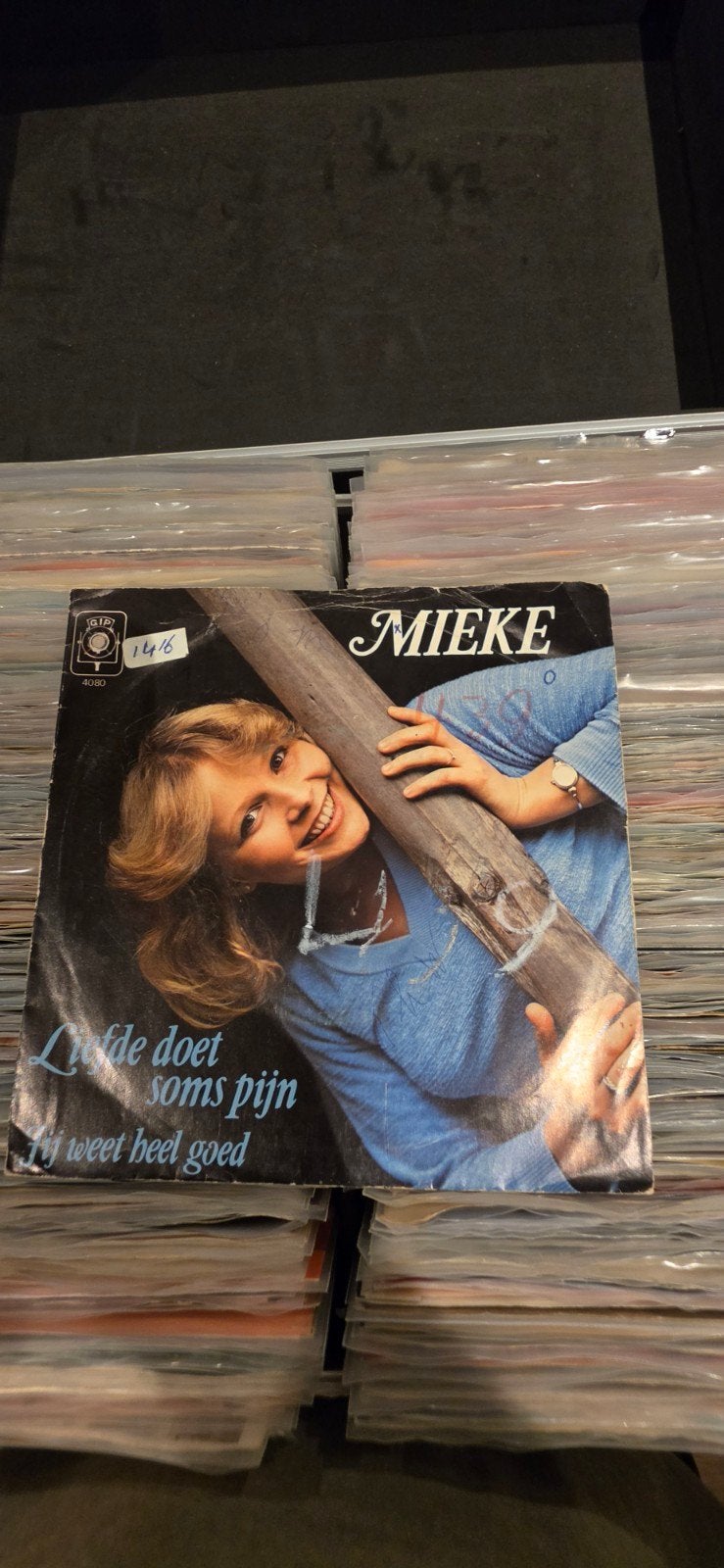 Mieke - Jij Weet Heel Goed / Liefde Doet Soms Pijn (Single), Cd's en Dvd's, Ophalen, Gebruikt, Originele persing, 7 inch