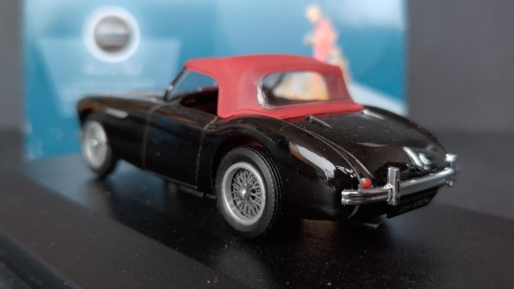 Austin Healey 100 BN1 black Red 1:43 Oxford Diecast Pol, Hobby en Vrije tijd, Modelauto's | 1:43, Overige merken, Auto, Verzenden