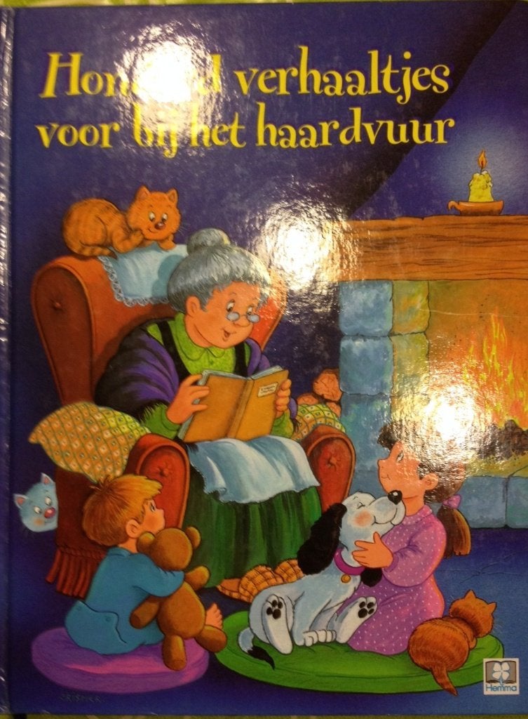 BOEK - Honderd verhaaltjes voor bij het haardvuur, Ophalen of Verzenden, Gelezen, Alain Jost & Imelda Heuschen, 2 tot 3 jaar