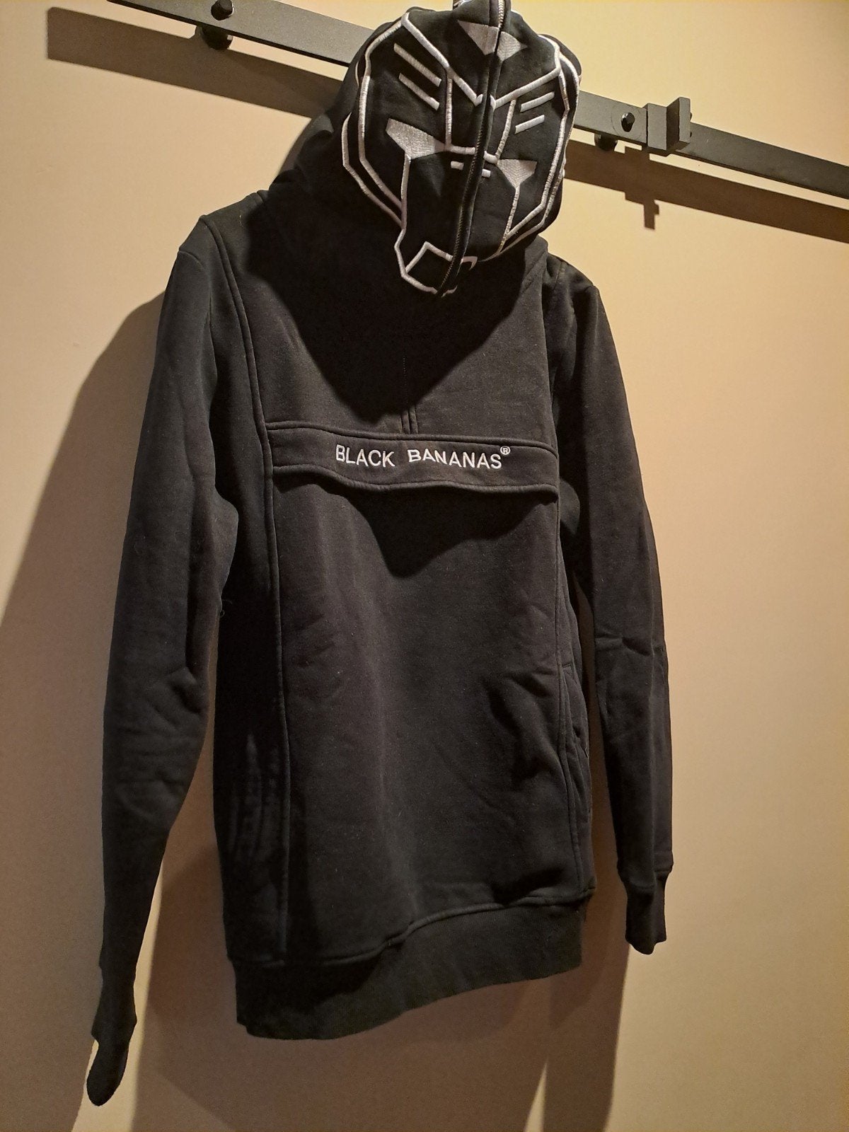 Black Bananas Hoodie met capuchon maat L, Ophalen of Verzenden, Zo goed als nieuw, Zwart, Black Bananas