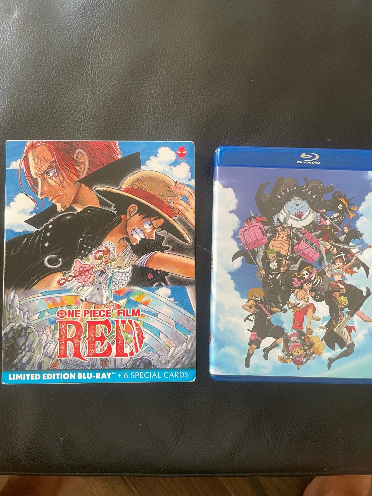 One Piece Film Red Limited Edition Blu-ray + 6 kaarten, Vanaf 16 jaar, Ophalen of Verzenden, Zo goed als nieuw, Anime (Japans)