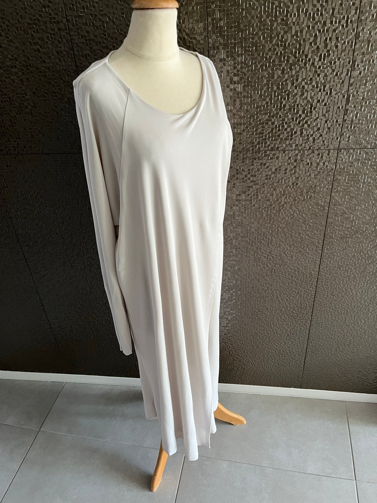Filippa K jurk greige maat L, Maat 38/40 (M), Beige, Ophalen of Verzenden, Zo goed als nieuw