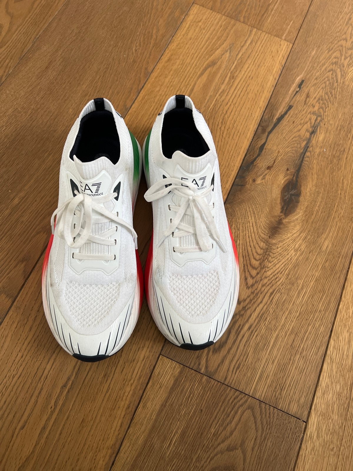 EA7 Emporio Armani Sneakers maat 42 unisex, Wit, Ophalen of Verzenden, Sneakers of Gympen, Zo goed als nieuw