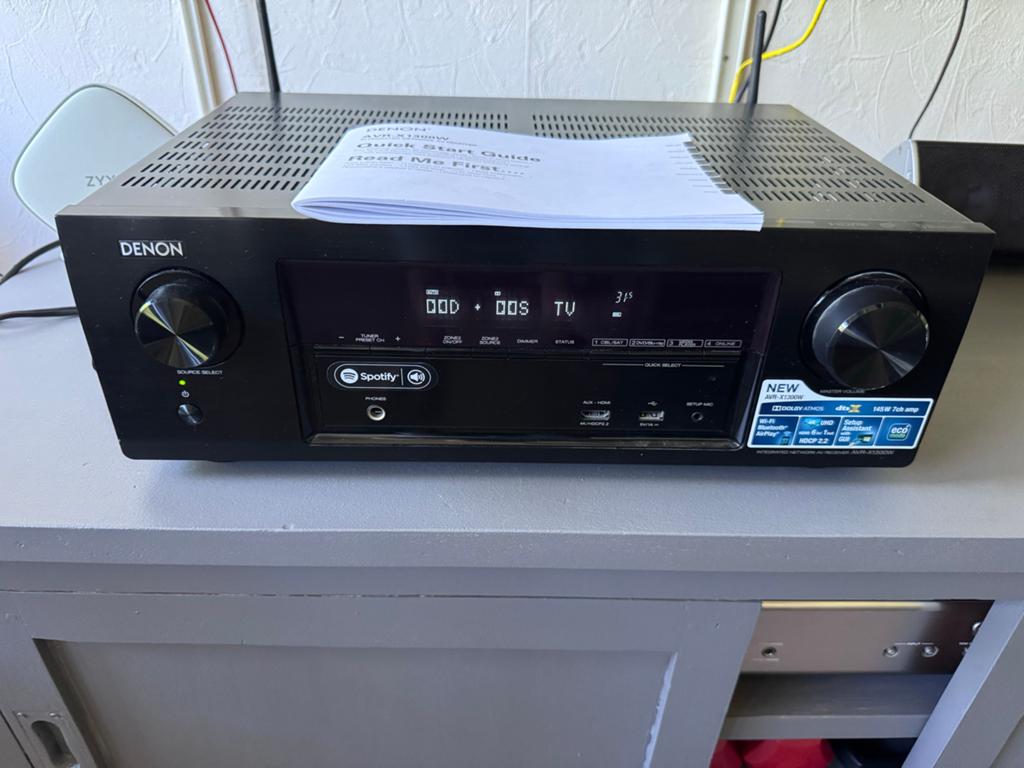 Denon AVR-X1300W Netwerk AV Receiver z.g.a.n. !!!, Audio, Tv en Foto, Versterkers en Receivers, Zo goed als nieuw, 7.1, 60 tot 120 watt