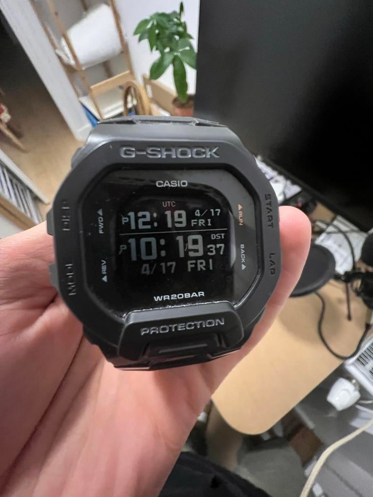 G-Shock GBD-200-1ER Heren Horloge - Zo goed als nieuw, Ophalen, Casio, Kunststof, Polshorloge