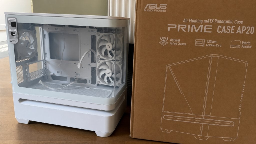 Nieuwe ASUS Prime AP202 TG ARGB Wit – ongebruikt, Computers en Software, Computerbehuizingen, Ophalen of Verzenden, Nieuw