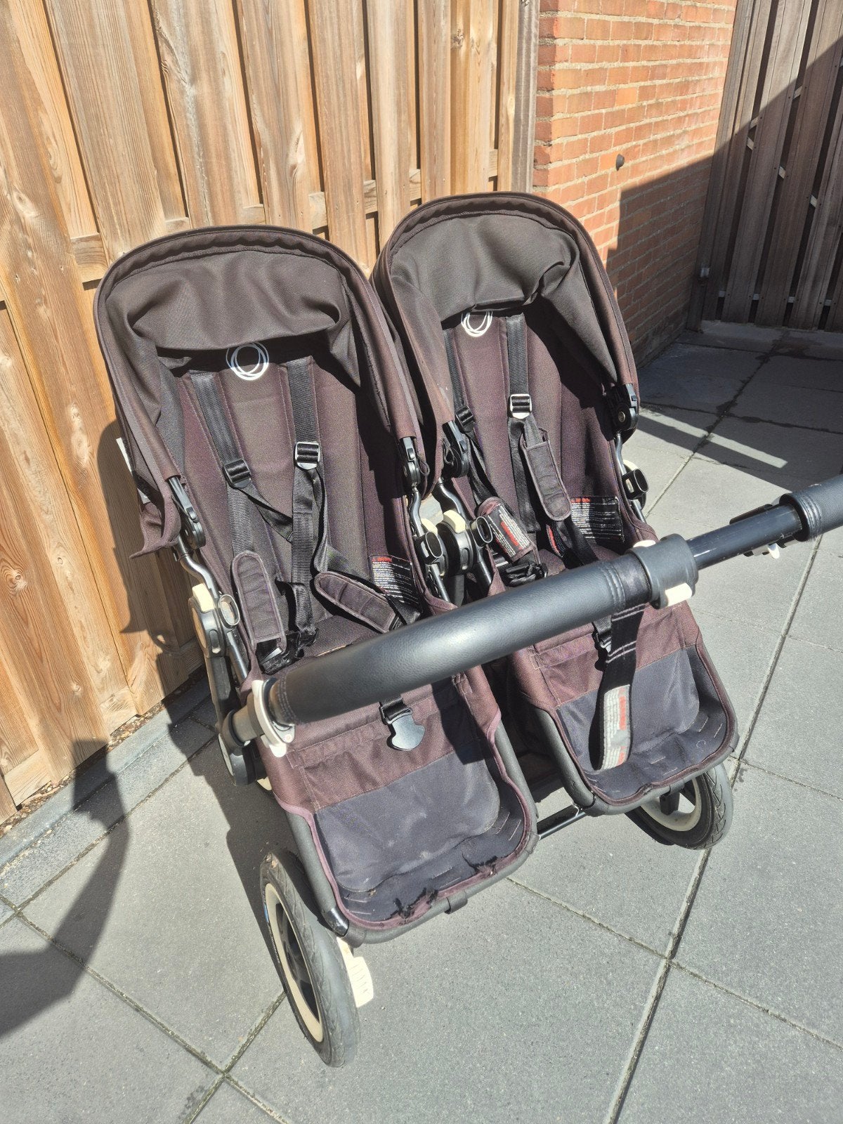 Bugaboo Donkey 2 Duo/Twin complete set met autostoelen, Kinderen en Baby's, Kinderwagens en Combinaties, Ophalen, Gebruikt, Bugaboo
