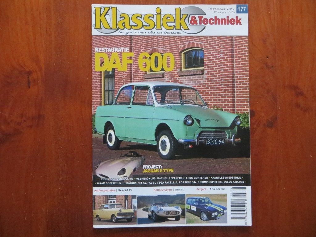 Klassiek & Techniek 177 DAF 600 Luxe ‘60, Opel Olympia / P2, Ophalen of Verzenden, Nieuw, Opel