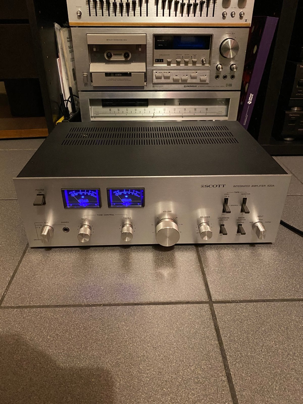  Scott 420A  geïntegreerde stereoversterker, Audio, Tv en Foto, Overige merken, Ophalen of Verzenden, Zo goed als nieuw, Minder dan 60 watt