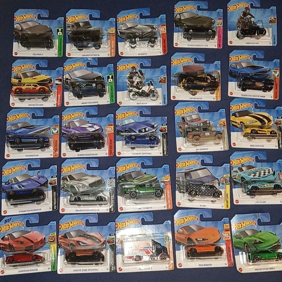 Hot Wheels collectie: 24 nieuwe en 12 extra auto's, Ophalen, Zo goed als nieuw, Auto