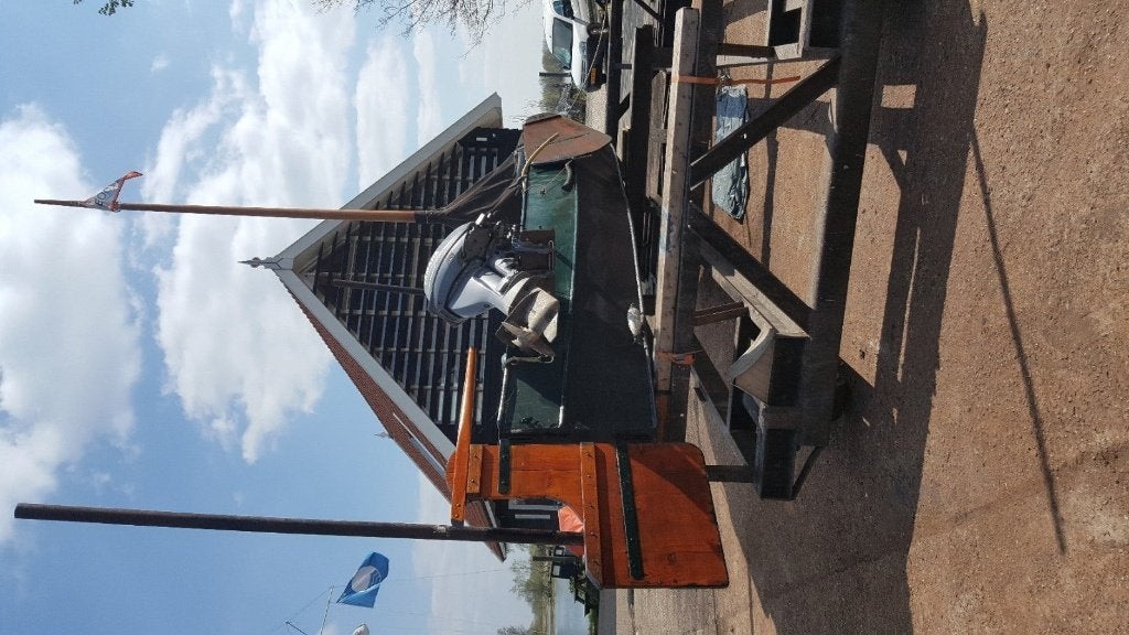 Zalmschouw, Watersport en Boten, Platbodems, Gebruikt, Staal, 6 m, 2 m
