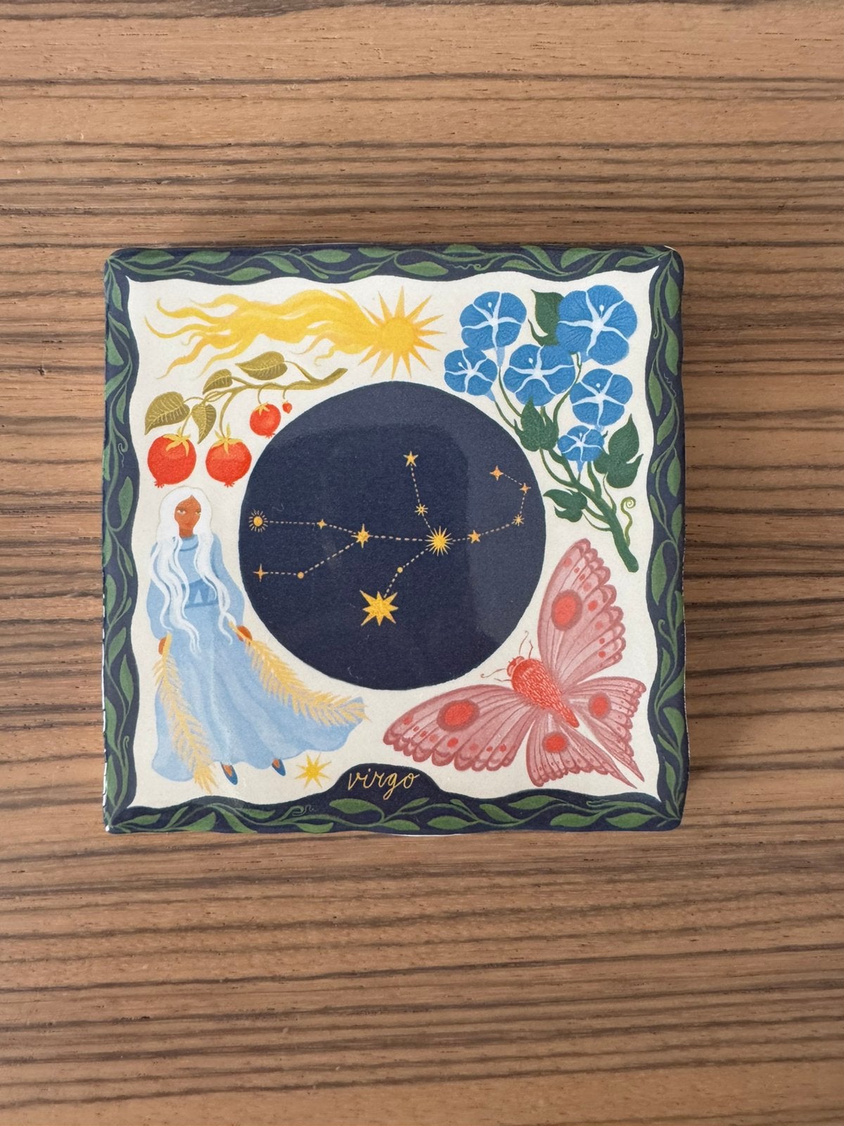 STORYTILES sterrenbeeld maagd Virgo, Ophalen of Verzenden, Nieuw, Steen/keramiek, Wandtegel