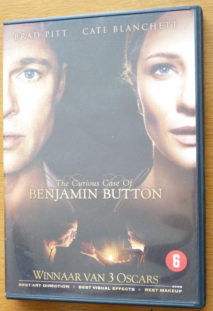 The Curious Case of Benjamin Button.Kijkw.:6.Genre:Drama.DVD, Vanaf 6 jaar, Ophalen of Verzenden, Gebruikt