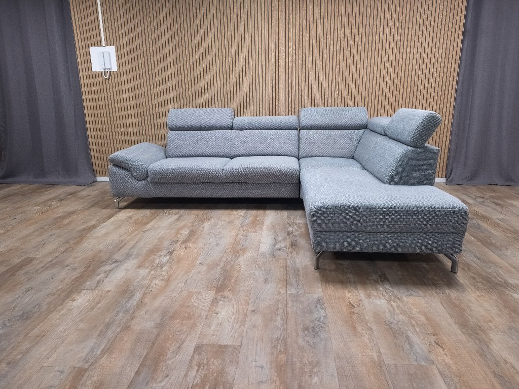 Zeer Mooi Grijs Hoekbank van MONTEL MODENA (Rechts)