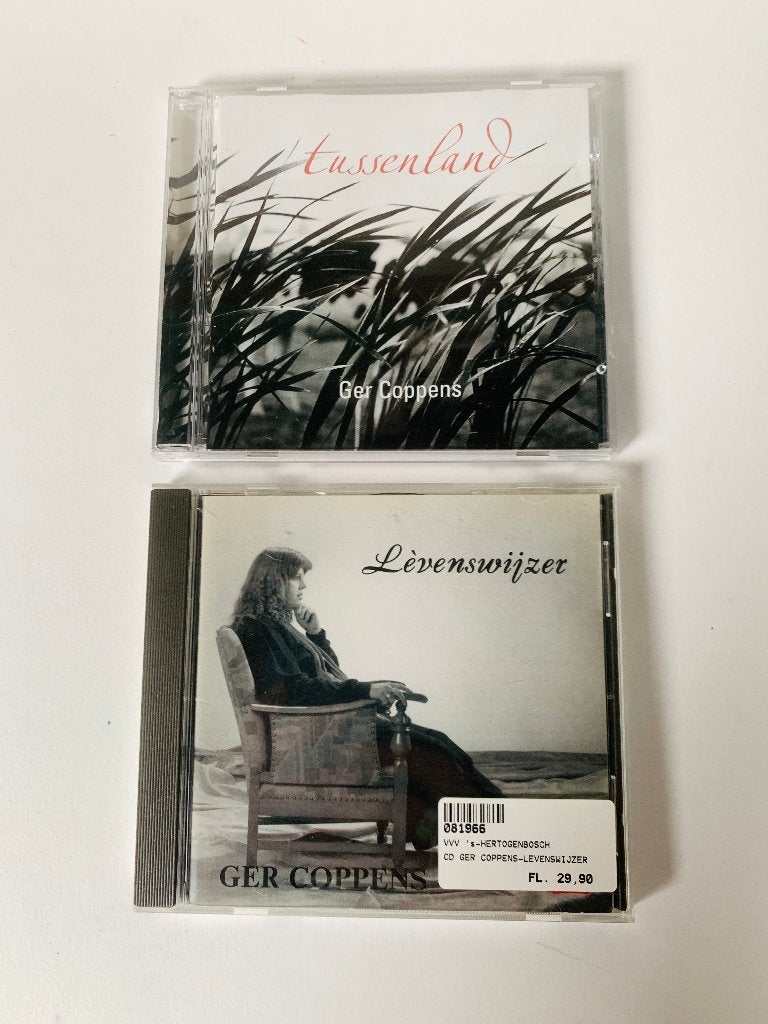 2 CD's van Ger Coppens - Tussenland & Levenswijzer, Cd's en Dvd's, Ophalen of Verzenden, Zo goed als nieuw, Levenslied of Smartlap