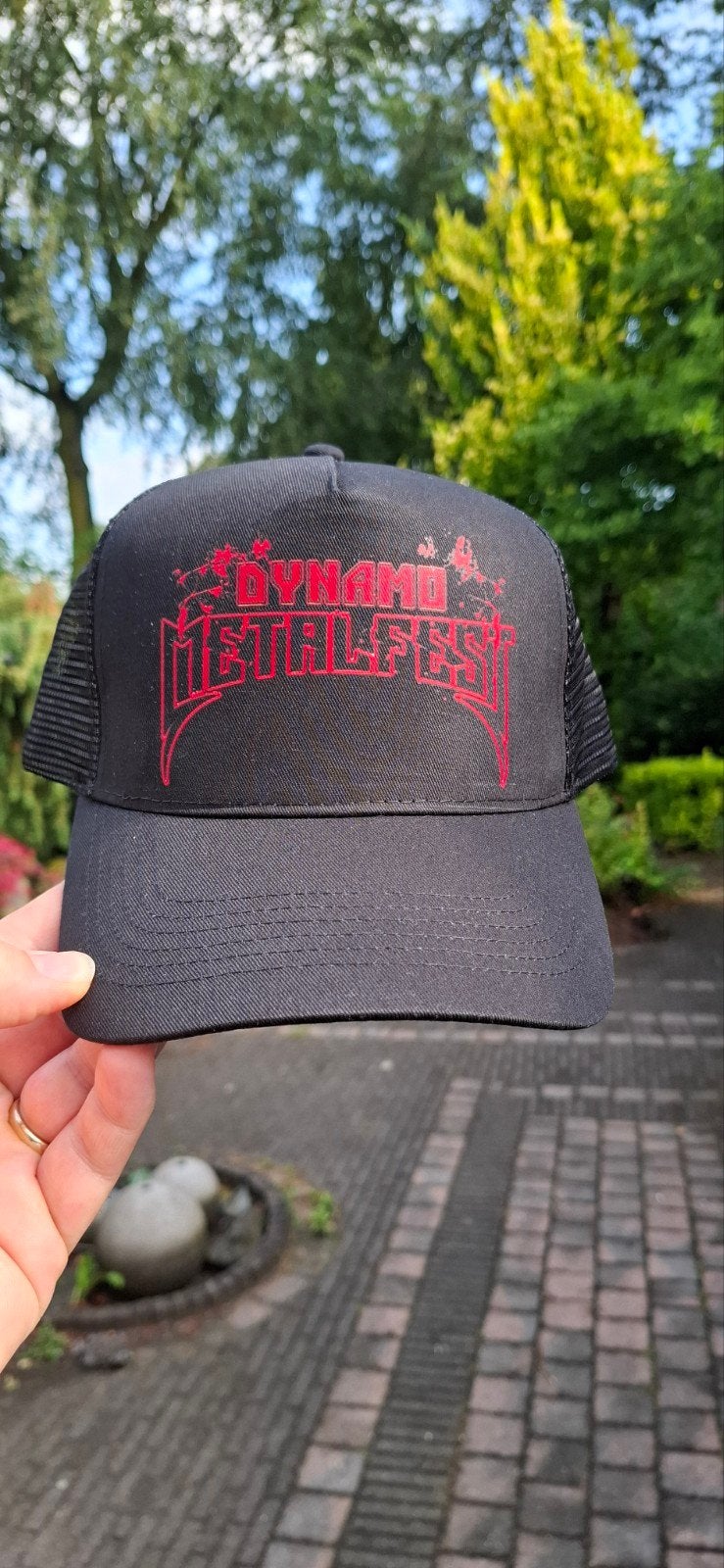 Originele Dynamo Metalfest Truckerpet - Zwart/Rood, Nieuw, Dynamo Metalfest, Pet, One size fits all