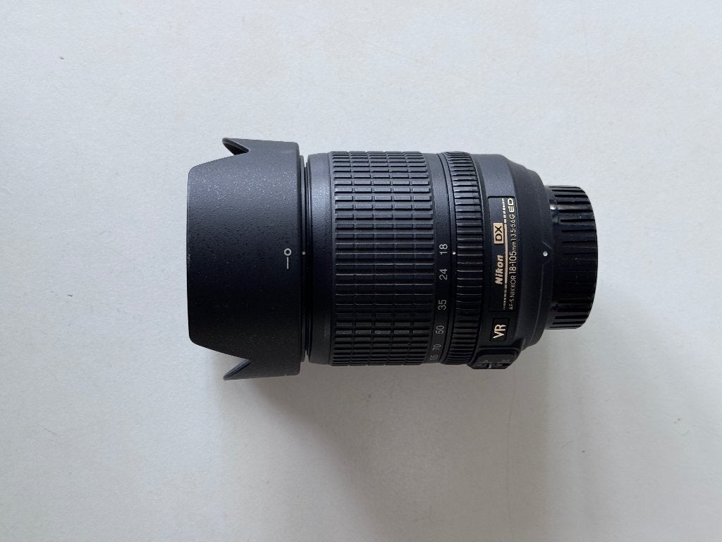 Nikon 18-105 mm zoom lens, Gebruikt, Overige typen, Handmatige focus, Nikon