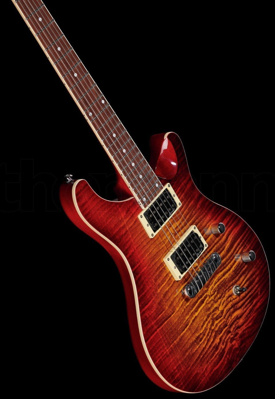 Harley Benton CST-24 Deluxe paradise flame, Ophalen of Verzenden, Zo goed als nieuw, Solid body, Overige merken