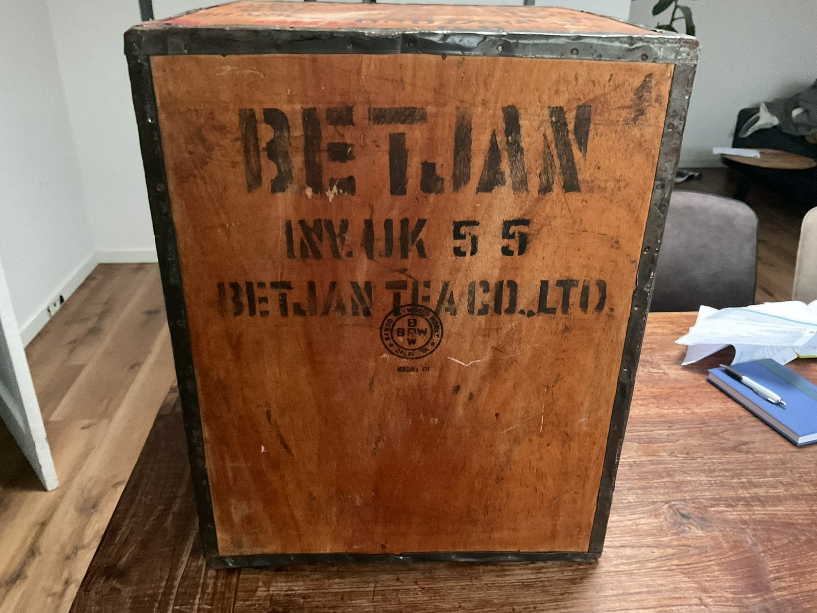 Thee kist uit India 1961, Ophalen of Verzenden, Zo goed als nieuw, 50 tot 100 cm, Minder dan 50 cm