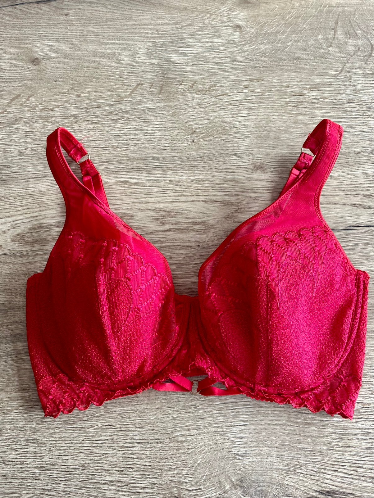 Prima donna twist 80F licht voorgevormd rood ksnt, Verzenden, BH, Rood