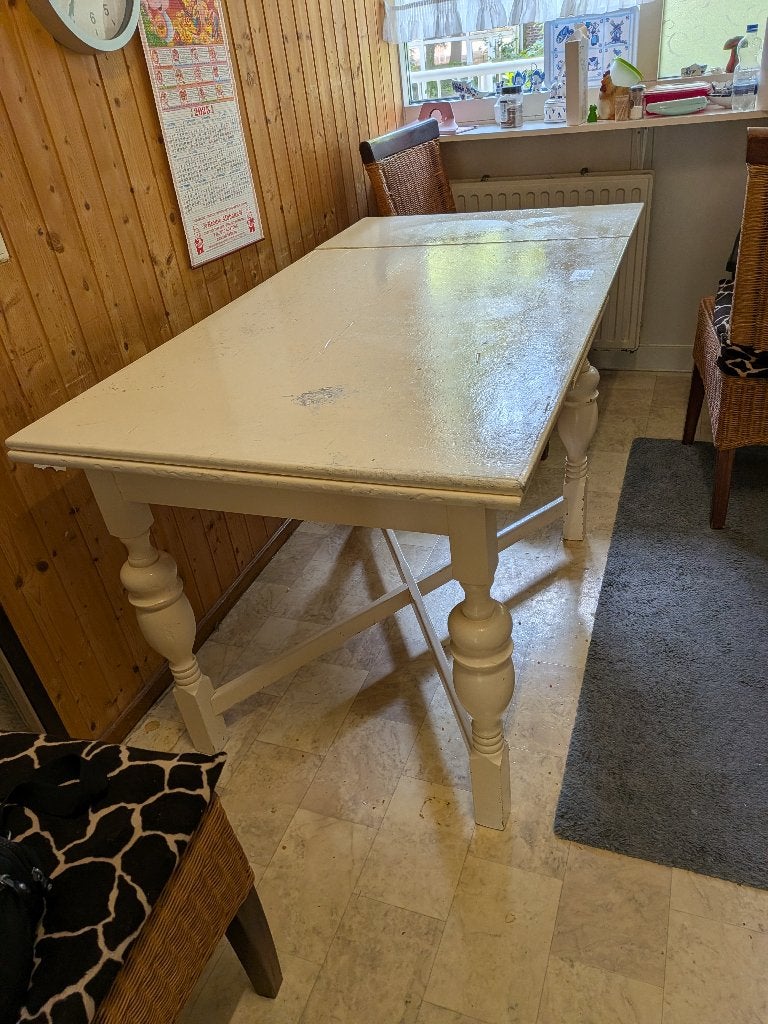 Eettafel, Ophalen, Gebruikt, Rechthoekig, 50 tot 100 cm