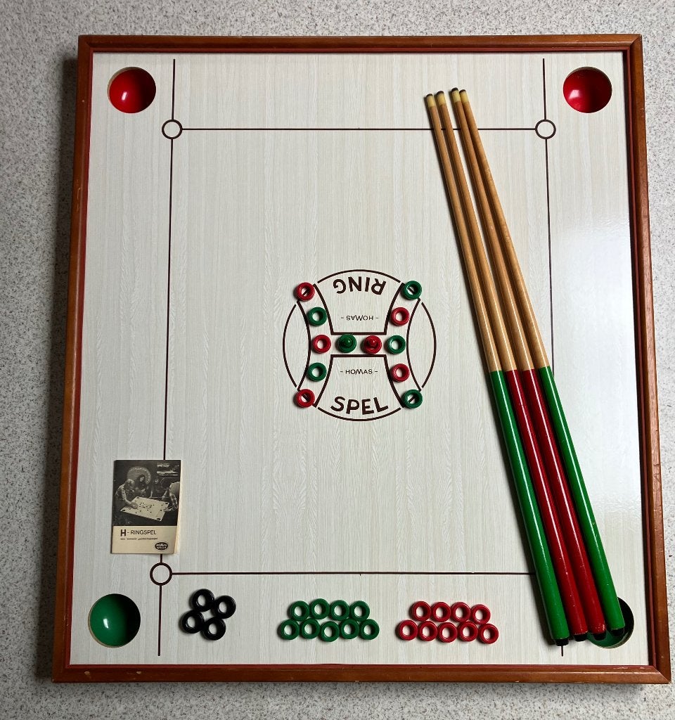 Homas H-Ring spel, Drie of vier spelers, Ophalen, Gebruikt