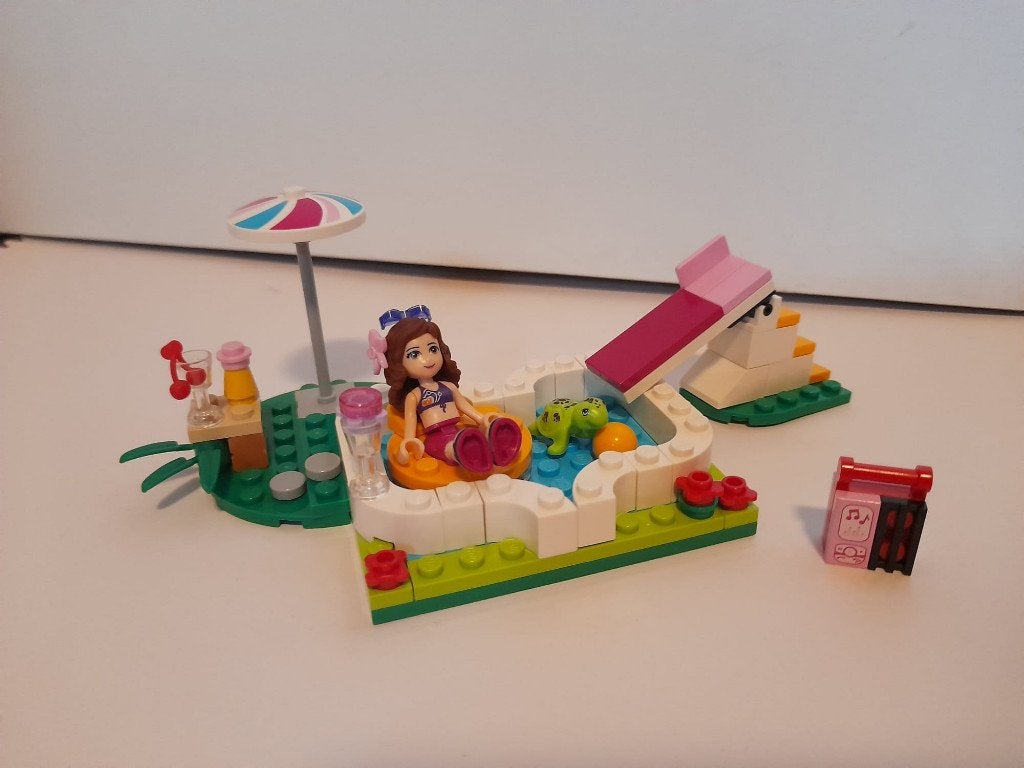 Lego Friends Olivia's zwembad 41090, Lego, Friends, Ophalen of Verzenden, Complete set