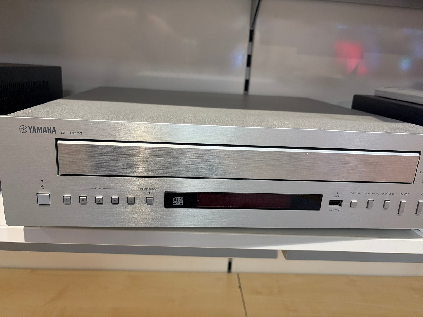 Yamaha CD-C603 CD-speler - Nieuwstaat, demo model, Ophalen of Verzenden, Zo goed als nieuw